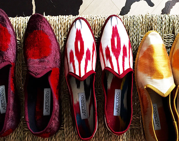 our    Furlane   Ikat silks